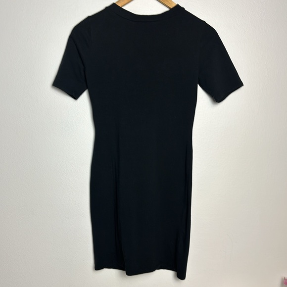 Metal Chicks Do It Better Black Body Con Rocker Dress Small - Picture 5 of 7